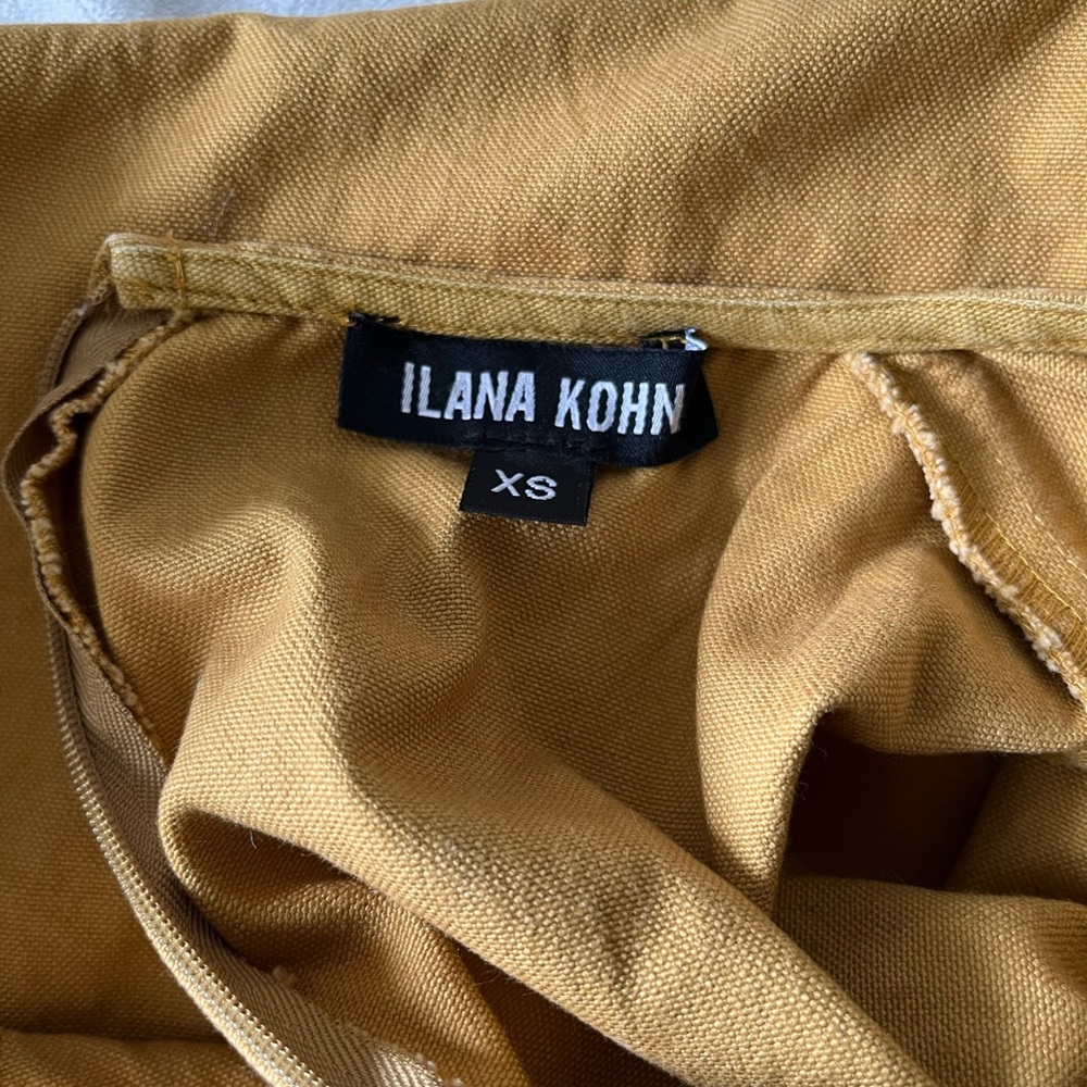 Ilana Kohn Mustard Wide-Leg Sleeveless Jumpsuit - Picture 5 of 12